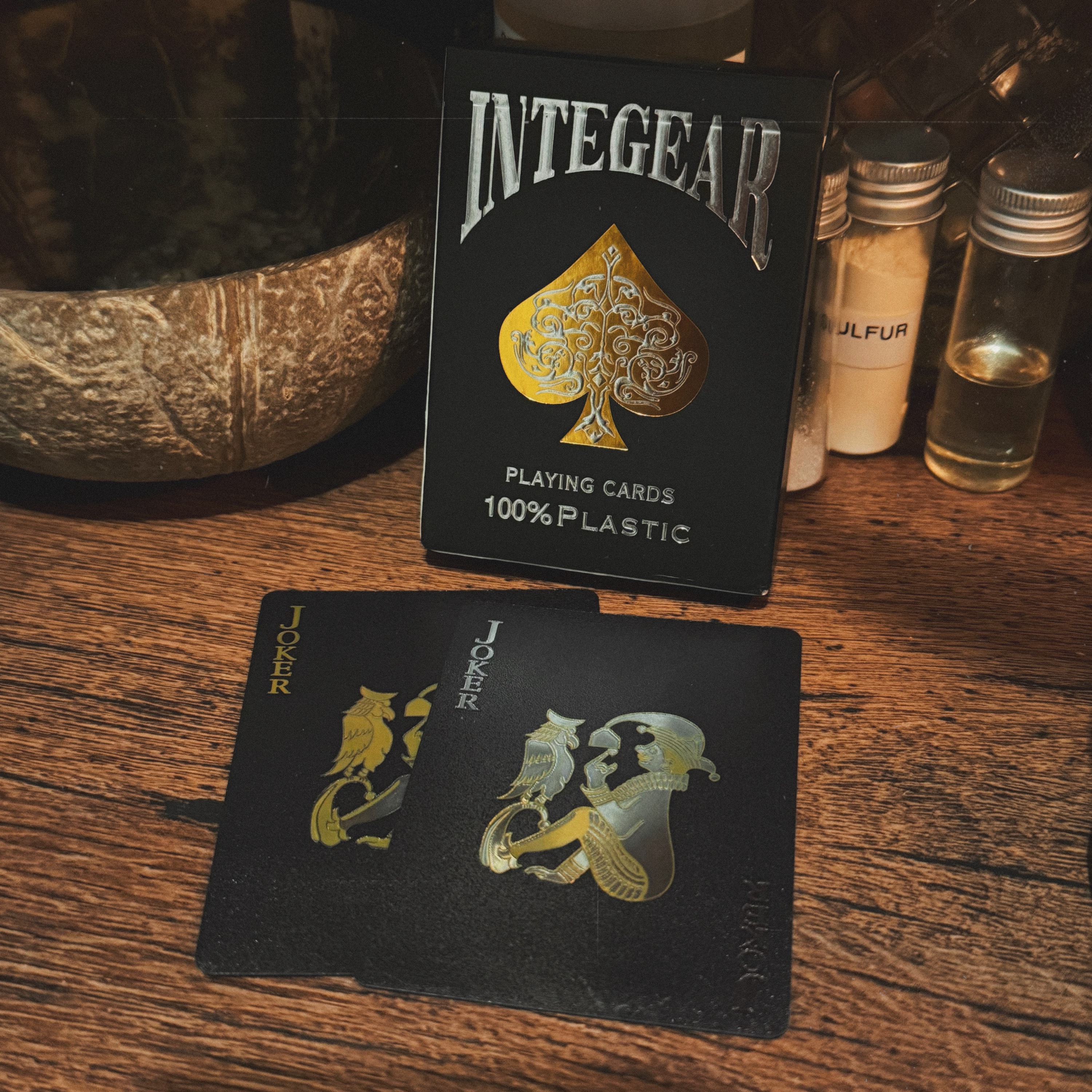 Black and Gold Playing Cards